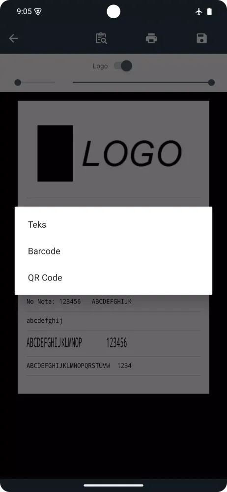Printer Bluetooth سکرین شاٹس