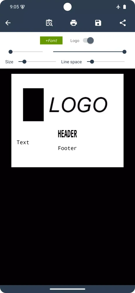 Printer Bluetooth سکرین شاٹس