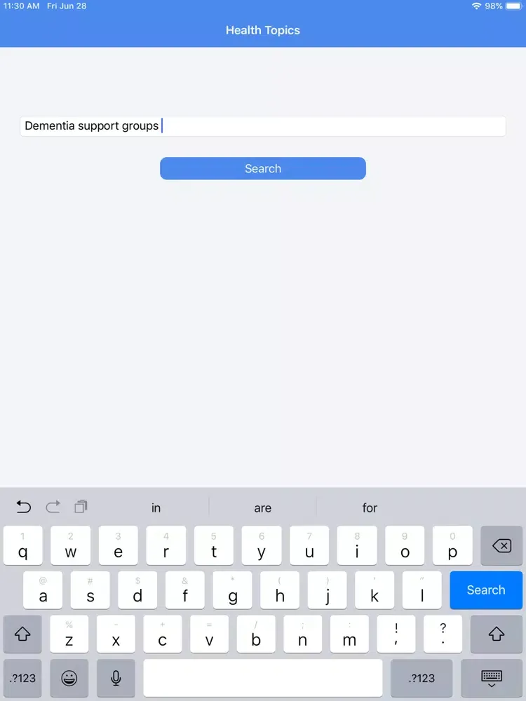 Zrzuty ekranu Capella Care - For Caregivers iPad 