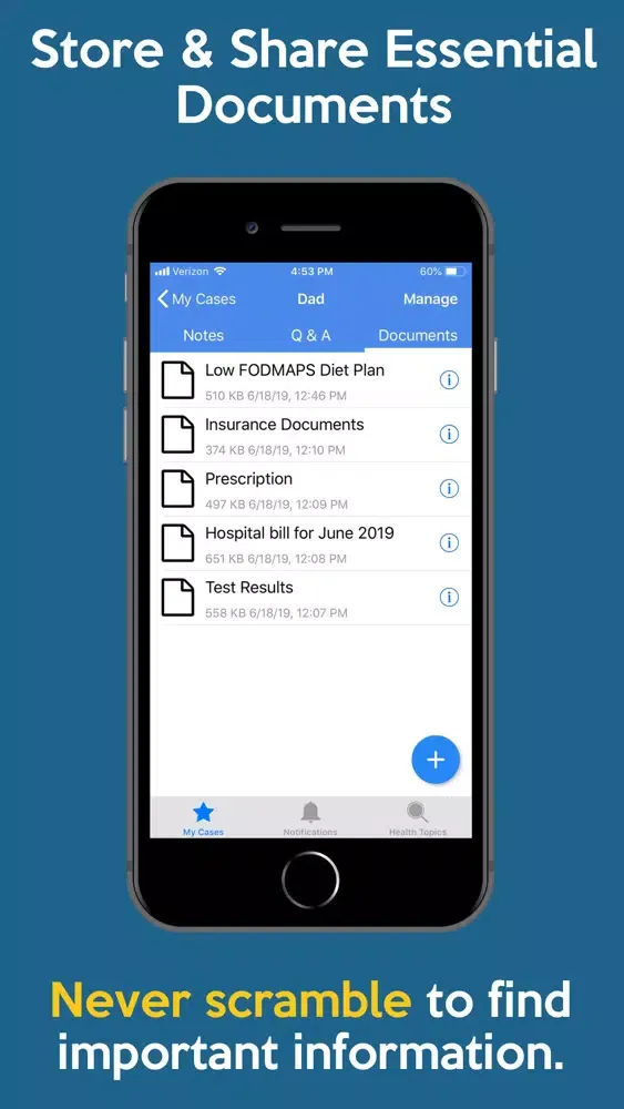 Zrzuty ekranu Capella Care - For Caregivers