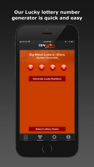 Centropy Lotto Results سکرین شاٹس