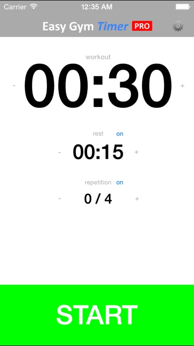 Ảnh chụp màn hình của Easy Gym Timer PRO