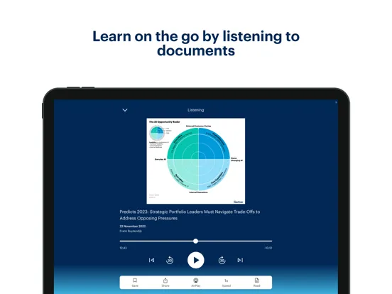 My Gartner Mobile iPad  স্ক্রিনশট