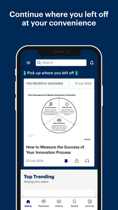 My Gartner Mobile স্ক্রিনশট