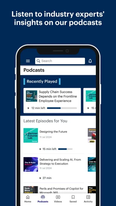 My Gartner Mobile স্ক্রিনশট