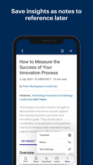 My Gartner Mobile স্ক্রিনশট
