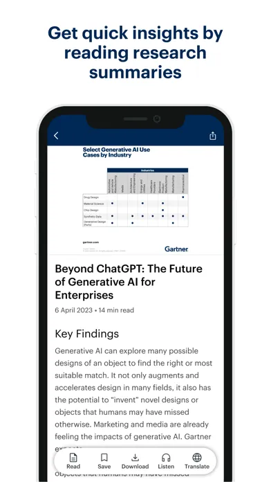 My Gartner Mobile স্ক্রিনশট