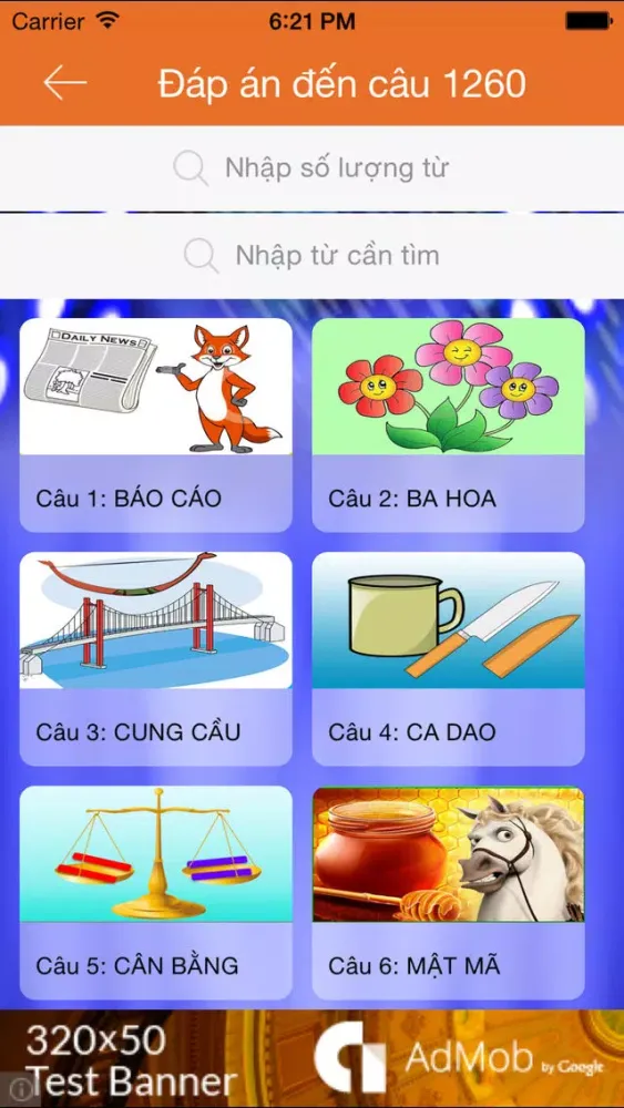 Скриншоты Đáp án bắt chữ 2