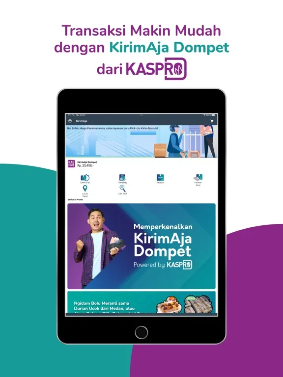 Скриншоты KirimAja iPad 