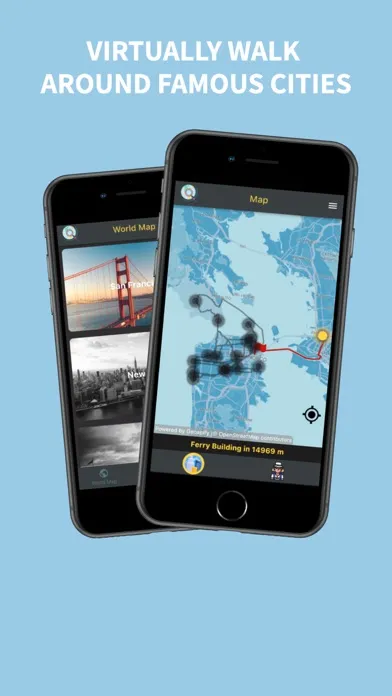 Virtual Walking: Step Tracker Screenshots
