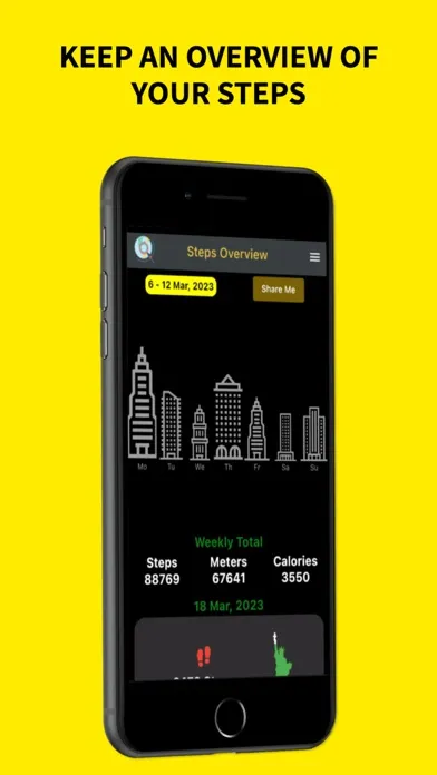 Virtual Walking: Step Tracker Screenshots