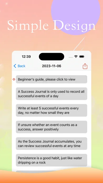 Zrzuty ekranu Success Diary-Record Happiness