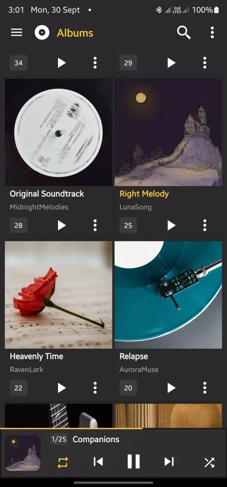 E Player (Music Player) Screenshots