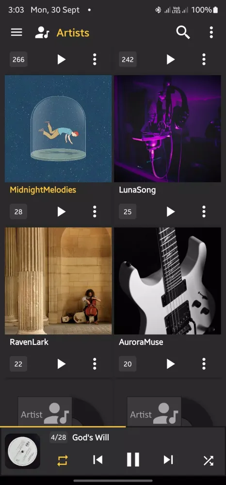 E Player (Music Player) Screenshots