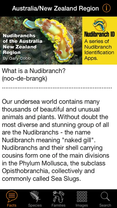 Capturas de pantalla de Nudibranch ID Australia NZ