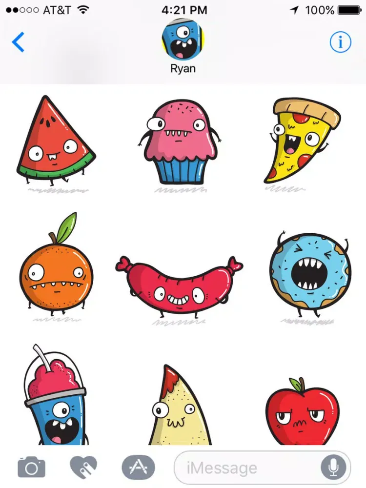 Silly Foods iPad  স্ক্রিনশট
