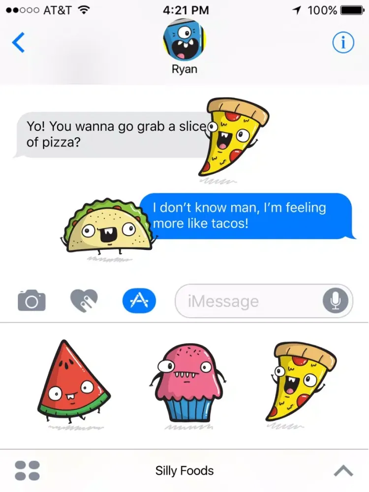 Silly Foods iPad  স্ক্রিনশট