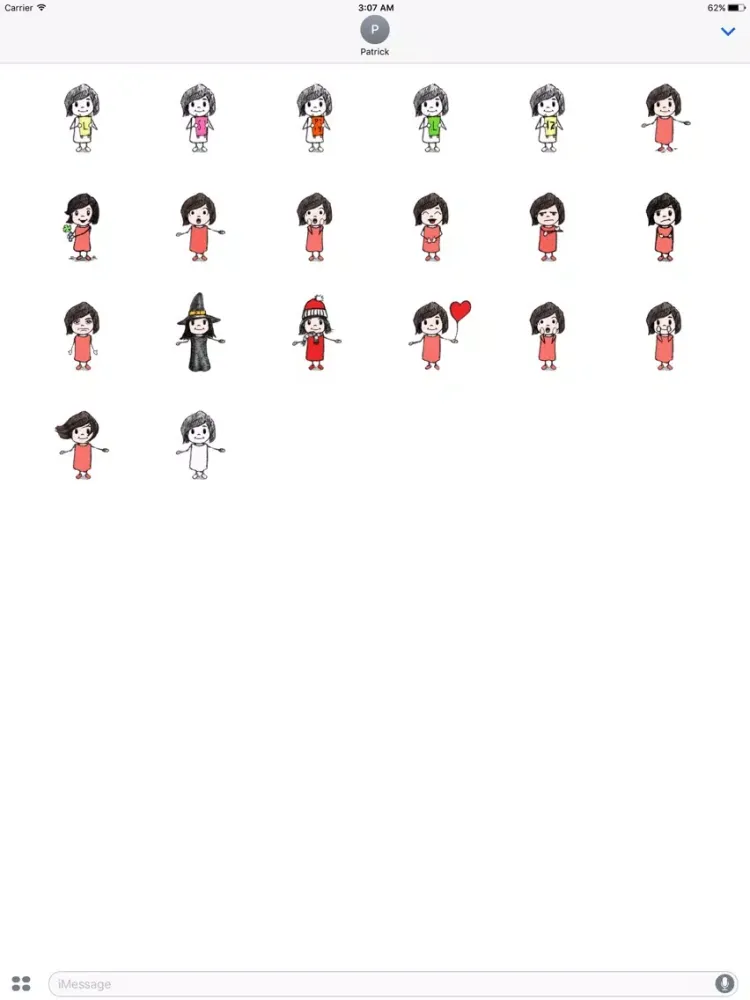 Suzy Stickers iPad 應用截圖
