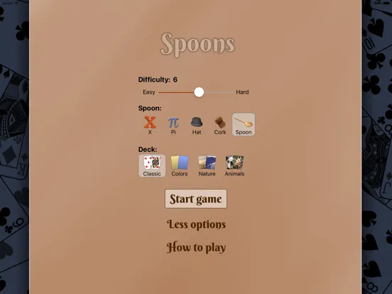 Spoons Card Game iPad  Ekran Görüntüleri