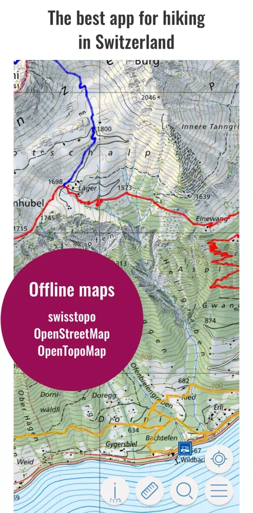 Swiss Pro Map Screenshots