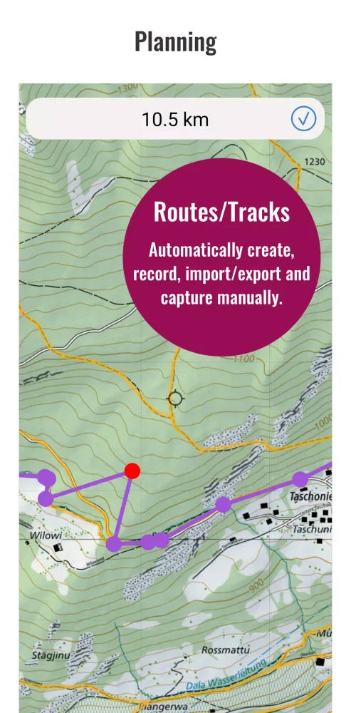 Swiss Pro Map Screenshots