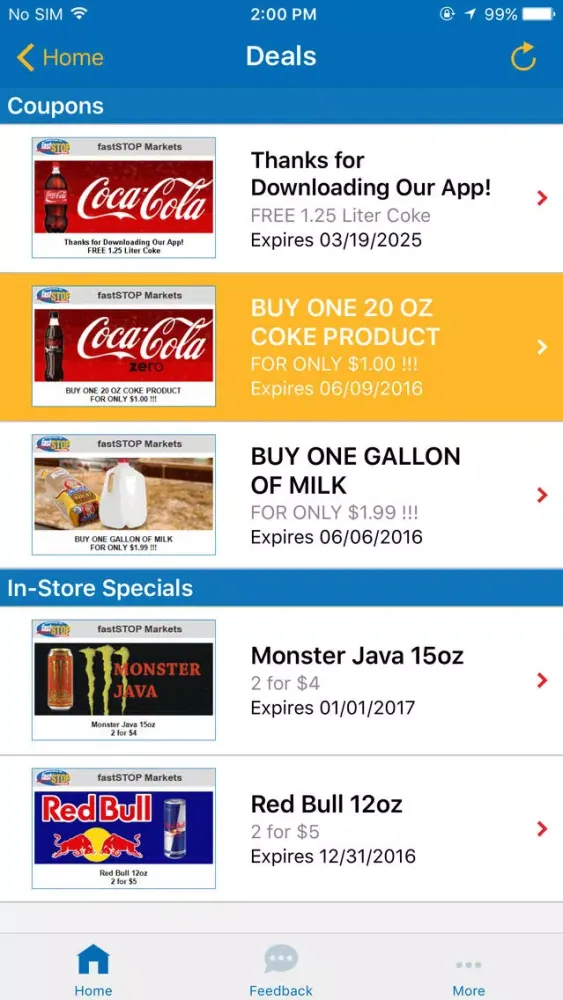 Fast Stop Markets App Ekran Görüntüleri