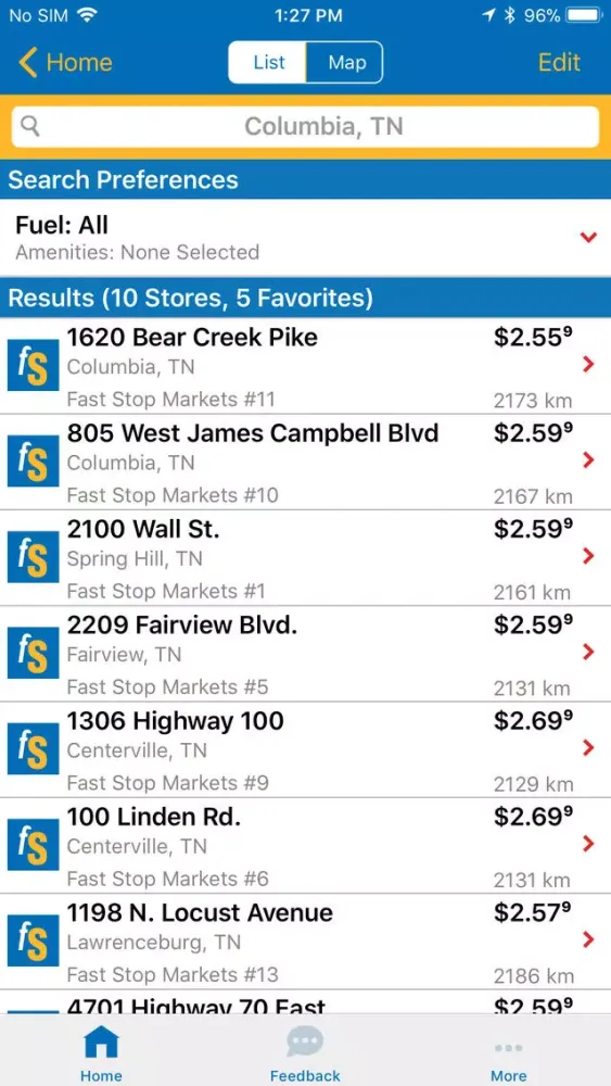 Fast Stop Markets App Ekran Görüntüleri