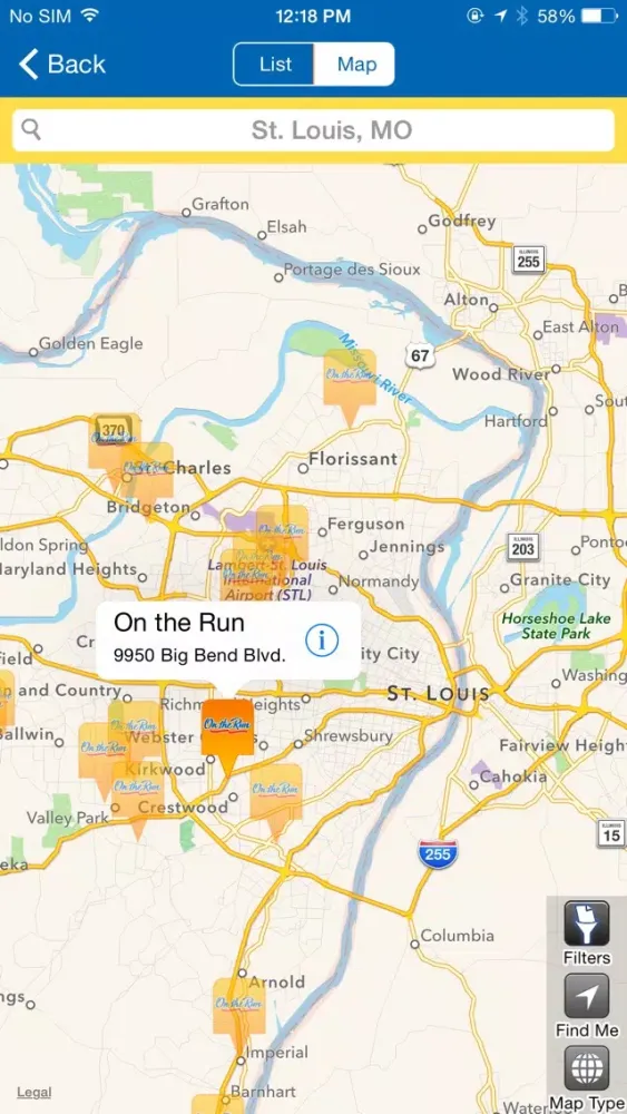 Captures d'écran de On The Run St. Louis