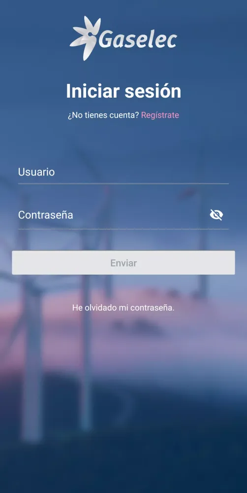 Screenshot di Gaselec Energía Clientes