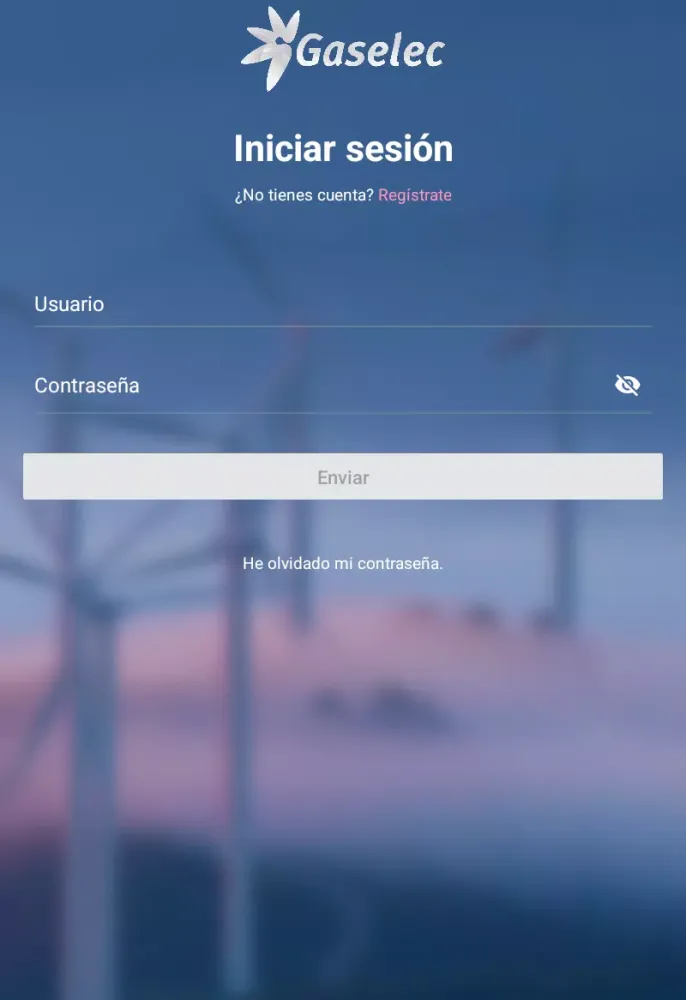 Screenshot di Gaselec Energía Clientes