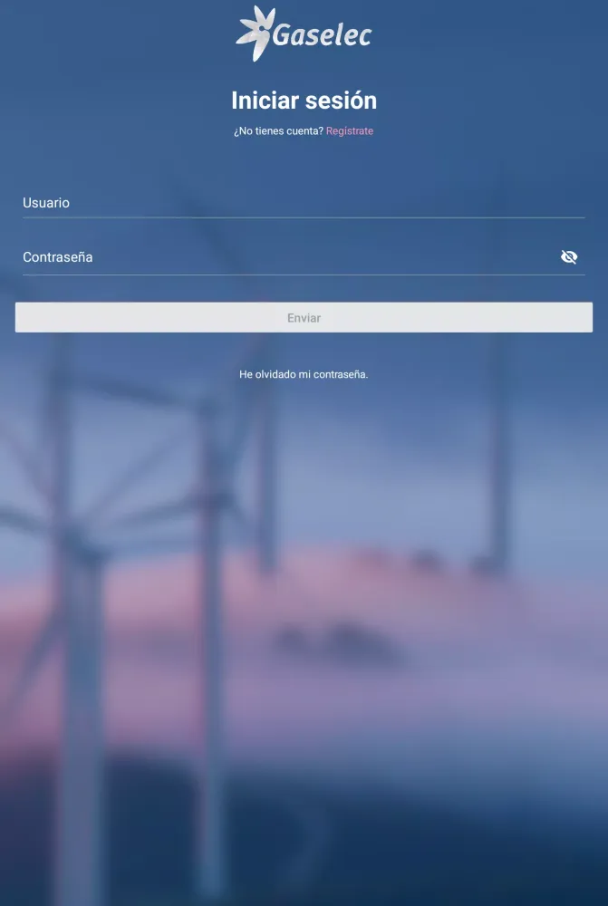 Screenshot di Gaselec Energía Clientes