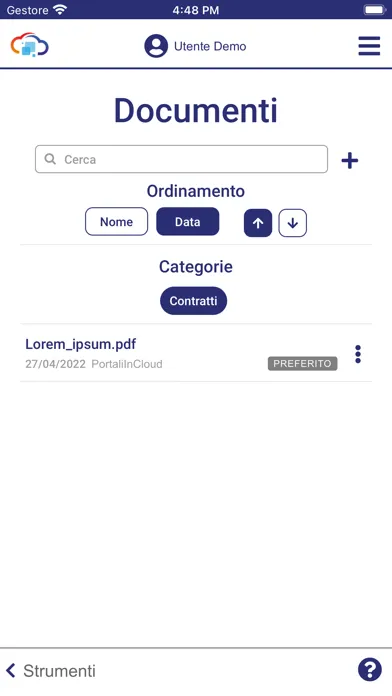 PortaliInCloud سکرین شاٹس