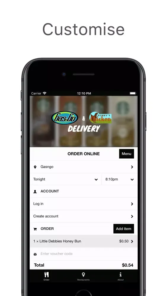 Tangkapan layar GasnGo Delivery