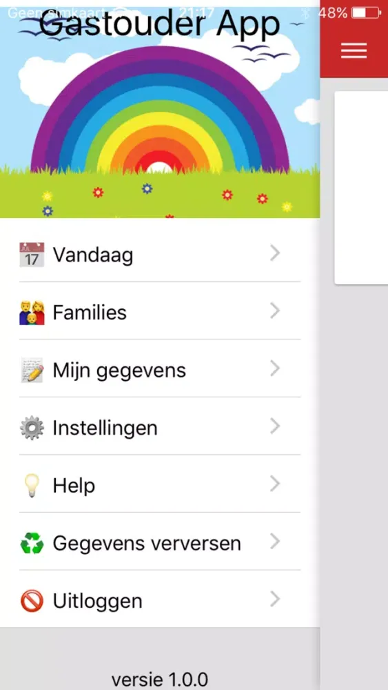 Скриншоты Gastouderapp