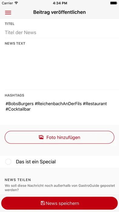 GastroGuide ChefApp Screenshots
