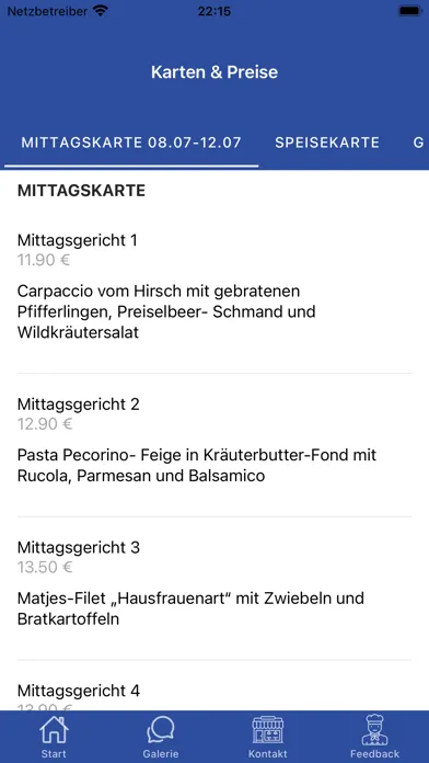 Capturas de tela do Hofbräu Bielefeld