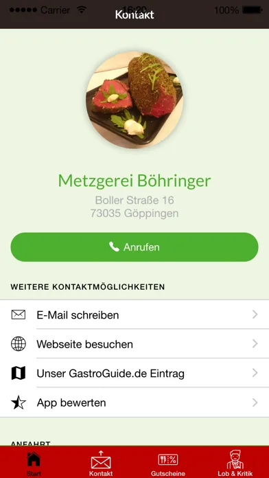 Capturas de pantalla de Metzgerei Boehringer
