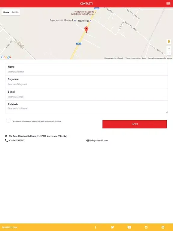Zrzuty ekranu Tabarelli Spa iPad 