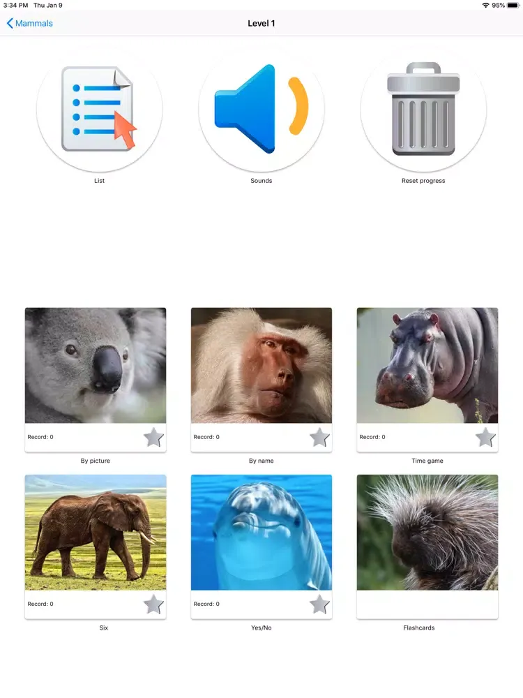 Mammals – Learn All Animals! iPad 应用截图