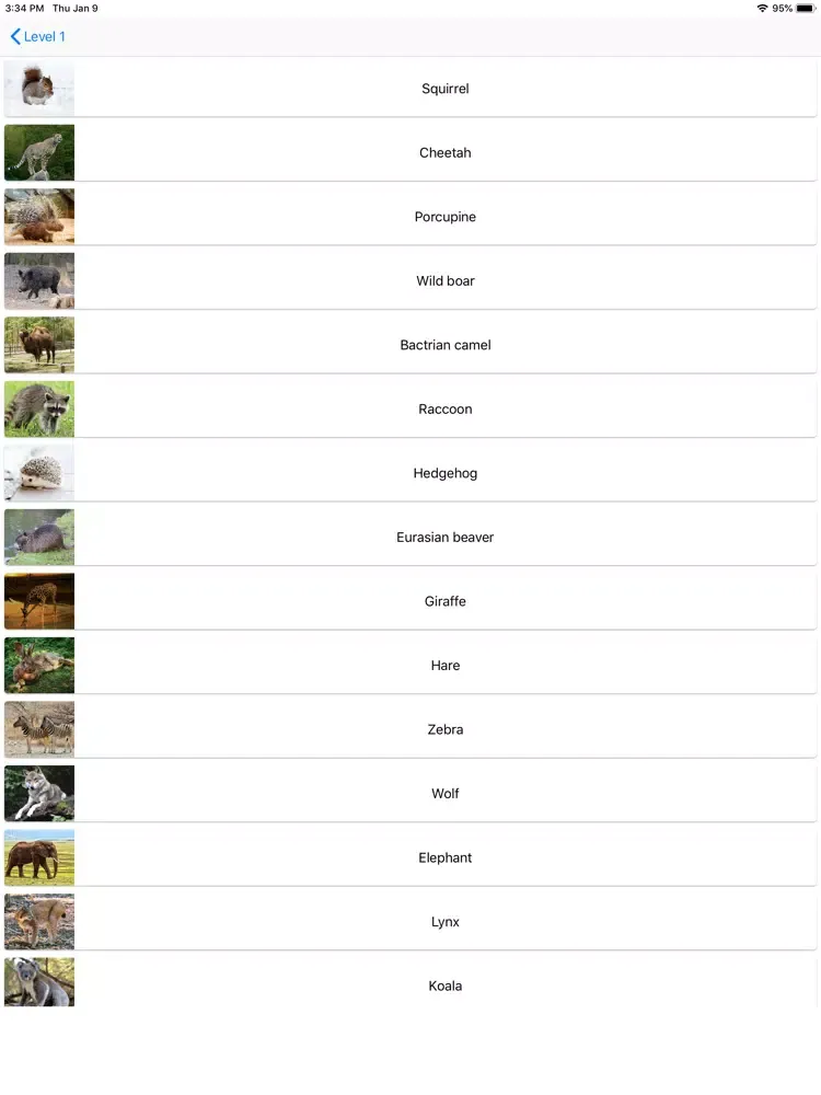 Mammals – Learn All Animals! iPad 应用截图