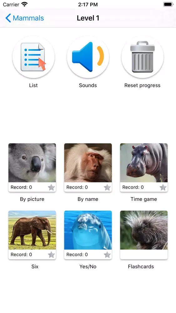 Mammals – Learn All Animals!应用截图
