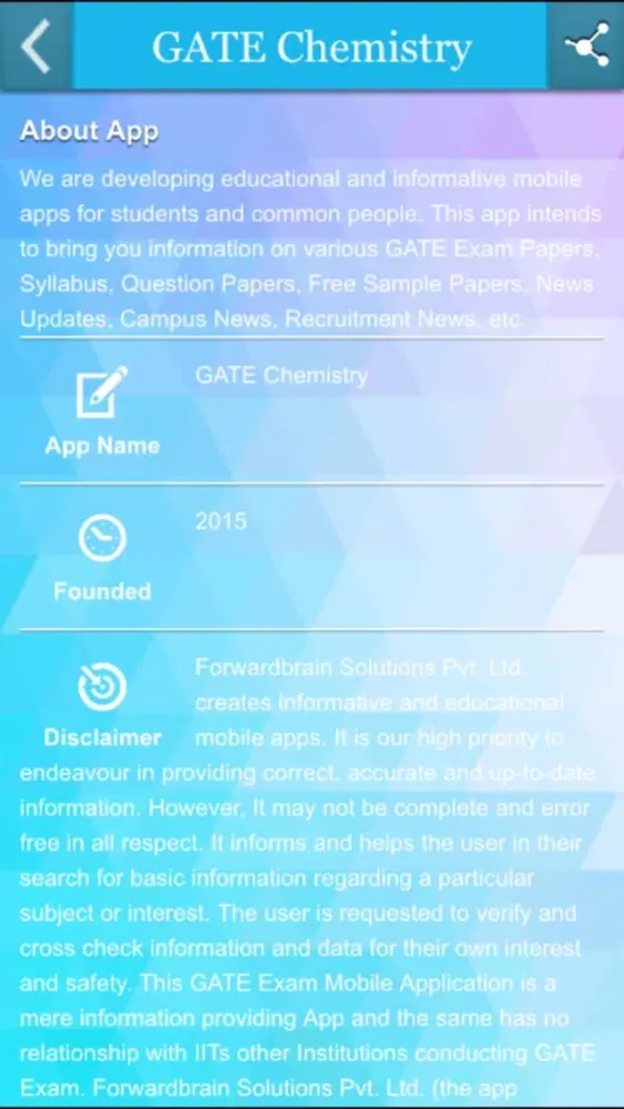 GATE Chemistry Ekran Görüntüleri