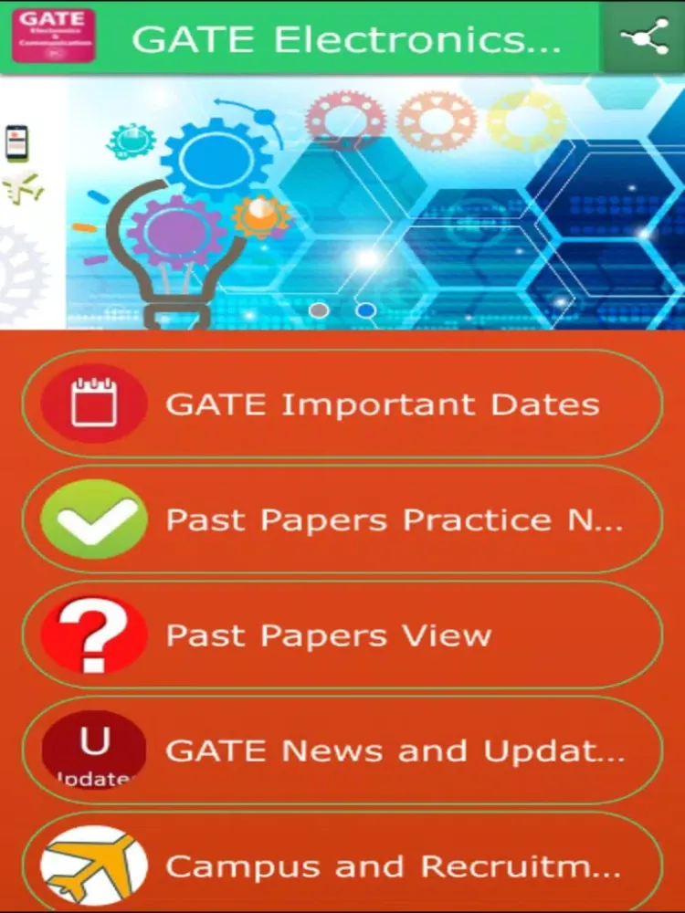 GATE Electronics Communication iPad  Screenshots