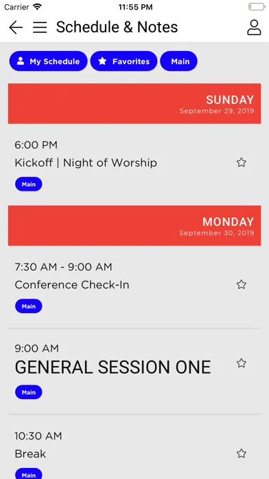 Capturas de pantalla de Gateway Conference 2019