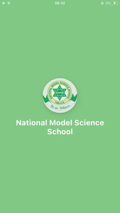 Capturas de tela do National Model Science School