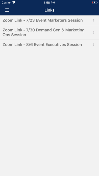 Certain, Inc. Events スクリーンショット