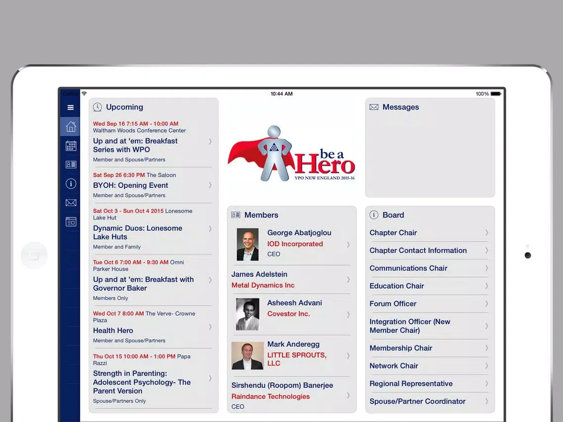 Screenshot di YPO New England Chapter iPad 