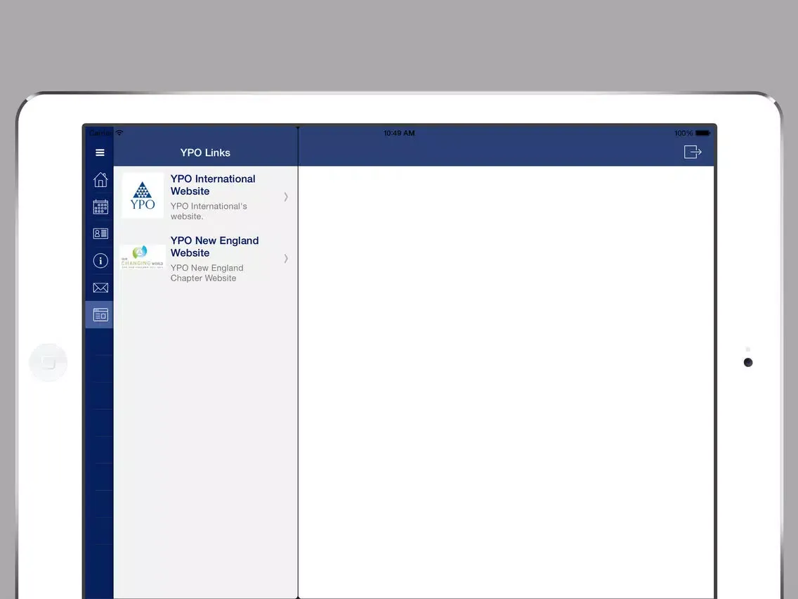 Screenshot di YPO New England Chapter iPad 