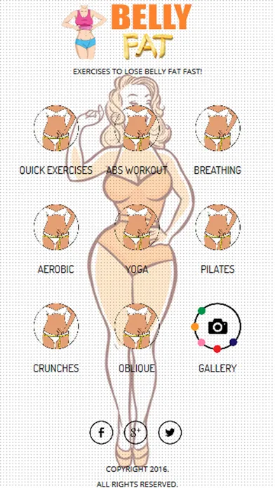 Belly Fat Exercises to Burn Abdominal Fat!应用截图
