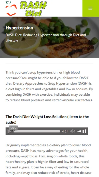 Скриншоты DASH Diet Plan for Healthy Weight Loss